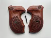 Premium Wood Grip for S&W J, BODYGUARD, ROUND BUTT, M60, Close back