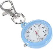 [Veemoon] 1pc Nurse Watch Pocket Watch Watches Women Watch Chain Second Automatic Simple Fob Watches for Nurses Breast Charms Nurses Watch Sunglasses Blue Mirror Material: Mirror