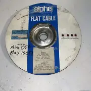 Alpha Wire 3580/16 Flat Cable 100" NEW Unused 28AWG 16 Conductor