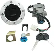 TAHYUI for S&uzuki GSXR1000 GSXR600 GSXR750 Motorcycle Ignition Switch Assembly Fuel Tank Cover Lock Gas Cap Engine Hook Locking Keys