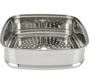 NEW Copper Chef 2-in 1 Stackable Steamer Pan Extender Ring & Tray Cookware