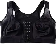 [DILINBAO] Plus Size Posture Corrector Bra Women Wireless Back Support Post Surgery Bralette Front Closure Shapewear Tank Top