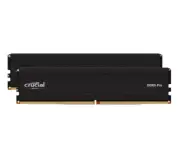 Crucial Pro 32GB (2x16GB) DDR5 UDIMM 5600MHz CL46 Black Heat Spreader Support In