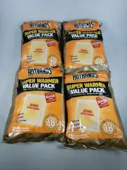 NEW 40 HeatMax Super HotHands Hand & Body Warmers Hot Hands Heat Max LARGE