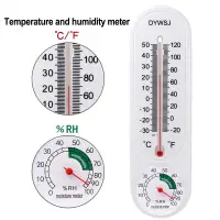 在飛比找蝦皮購物優惠-室內溫濕度計養殖種植冷凍指針溫濕度計長壁掛式濕度計溫度計