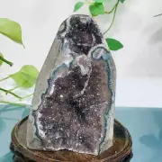 903g Natural Amethyst Geode Mineral Specimen Crystal Quartz Energy Decoration
