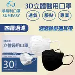 順易利 台灣製造 醫療級口罩 醫用口罩 成人口罩 3D口罩 立體口罩 韓版口罩 30入/盒