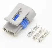 3P 12162280 12162182 12162185 Car Electric Male Plug Female Socket AC Assembly Auto Replacement Connector Accessories(Dark Grey)