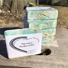 peppermint and eucalyptus goat milk soap