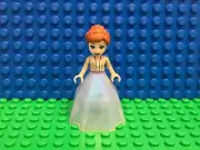 LEGO Princess Anna Minifigure Diamond Dress Frozen 43198 Disney CMF Lot dp147