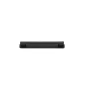 Cali Cabinet Pull With Backplate Matt Black Ctc 160Mm