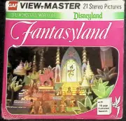 DISNEYLAND FANTASYLAND 3d View-Master 3 Reel Packet NEW SEALED
