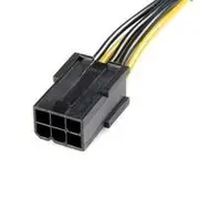StarTech PCIe 6 pin to 8 pin Power Adapter Cable - PCIEX68ADAP