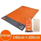 Waterproof Beach Blanket Orange fabric,polyester,tpu Picnic Accessories
