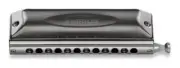 SUZUKI S-48B Sirius 12-Hole Bass Chromatic Harmonica Japan