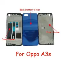 在飛比找蝦皮購物優惠-Oppo A3s 後蓋電池中框帶鏡頭+中框門殼擋板維修零件