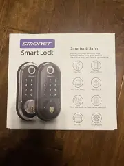 Smart Deadbolt, SMONET Fingerprint Electronic Deadbolt Door Lock