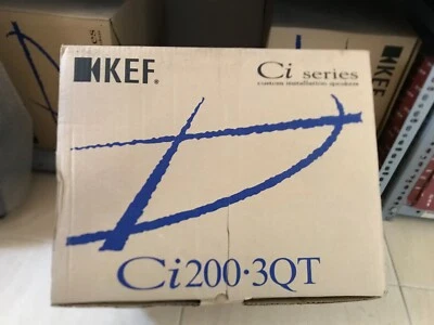KEF CI200.3QT Motorized In-Ceiling Speaker with 8" Uni-Q Driver - New
