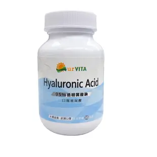 【ur VITA 永騰生技】透明質酸鈉膠囊1瓶 共30粒(口服玻尿酸 養顏美容 Hyaluronic Acid)