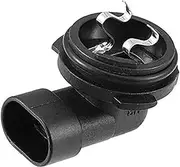 Fog Light Bulb Holder Socket 1445 H1, for Car Vehicle ABS Black Car Headlight Mounting Bracket