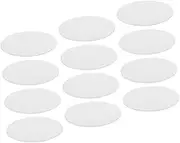 DECOMELODY 12PCS Acrylic Diffuser Cover for LED Bulbs Versatile Shade for Home Office Commercial Use Portable