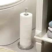 KES Toilet Paper Storage Stand, Freestanding Bathroom Toilet Paper Holder Storage for 3 Rolls Toiler Roll Storage Stainless Steel Brushed Nickel, BPS201S39-2
