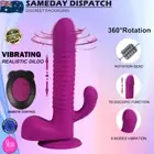 Big Thrusting Realistic Dildo Vibrator Remote Control Sex Machine GSpot Sex Toy