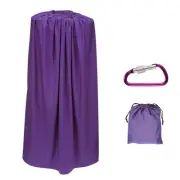 1.2M Length Portable Dressing Room, Dark Purple
