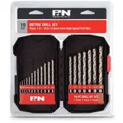 P&N 19 Piece 1-10mm HSS Jobber Drill Bit Set 166044641