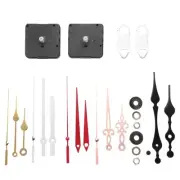 2Pcs Non-Ticking Quartz DIY Wall Clock Movement Mechanism Kit with 55036