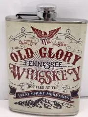 Stainless Steel Whiskey Liquor Hip Flask 8oz Screw Cap