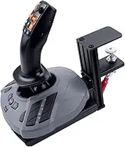 VTUIFBT Metal Desk Mount Compatible with Thrustmaster SimTask Farmstick, T-Flight Hotas One,T-Flight Hotas 4, T16000M FCS, TCA Sidestick - Quick Release/Sturdy Clamp/Controller Height Adjustable