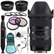 Sigma 18-35mm f/1.8 DC HSM Art Lens for Canon # 210-101 + 72mm Filter Kit