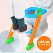 Kids Potty Training Seat with Step Stool Ladder for Child Toddler Toilet Chair