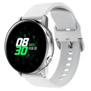 For Garmin Forerunner 645 Music Replacement Band Wristband Silicone Sports Watch (White)