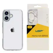 USP Apple iPhone 16 Plus (6.7') Clear Rock Shockproof Case - Ultra-Thin, Lightweight, Non-Slip, Multi-Layer, Strong And Durable Materials 6976552042161