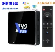 Ugoos X4Q Plus Android 11 S905X4 Smart TV BOX 4G 64G Wifi AV1 H.265 4K HDR Box