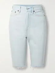 [Acne Studios] Acne Studios - Frayed Denim Shorts - Light denim - 30 30 Blue