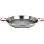 Magefesa Paella Pizza Pan 24" Dia Carbon Steel Durable Versatile Cooking Tool