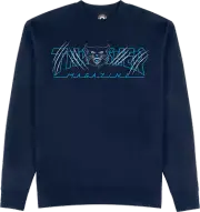 Thrasher Gato Crew Sweatshirt - MEDIUM Navy