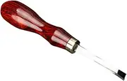 Leather Edger Professional Skiving Tool Wooden Handle for DIY Leather Projects at Home