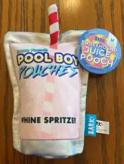 2022 BARK BOX BOOZEHOUND JUICE POOCH POOL BOY POUCHES WHINE SPRITZER M DOG TOY