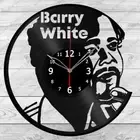 Vinyl Clock Barry White Vinyl Record Wall Clock Home Art Decor Handmade 4254