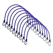 Bungee Cord High Elasticity Rubber Tied Rope with Hooks Outdoor Tent7664