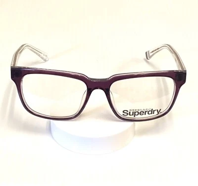 Brand New, Superdry Eyeglasses Style Charli Col.161 Purp/Crys 52[]16-140 w/Case