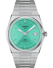 [Tissot] PRX Powermatic T1374071109101 Watch in Light Green