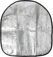 Windshield Sunshade 44x50cm Car Steering Wheel Anti-Heat Sun Shade Cover Silver Double Thick Sun-proof Anti-UV protect Parasol Shield Front Windshield Sun Shade