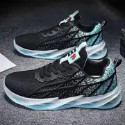 “N/A” 2021 Summer and Autumn New Knife-Front Running Shoes Men Breathable Fly...