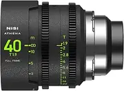 NiSi - Athena Prime 40mm T1.9 Full Frame Cinema Lens, Compatible with ARRI PL Mount Cameras, Wide Angle Lens Full Frame, Quality Build, Great Low-Light Performance and Image Quality Camera Accessories
