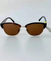Foster Grant Polarized Maxblock 100% UVA-UVB Protection, Brown Sunglasses Unisex